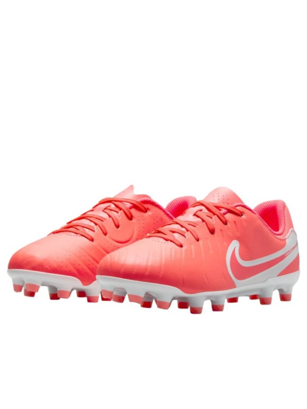 NWT Nike Jr Legend 10 Academy FG/MG - Hot Lava/White - Size 2.5Y